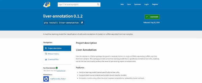 liver annotation project screenshot