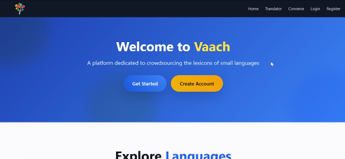 Vaach Languages project screenshot